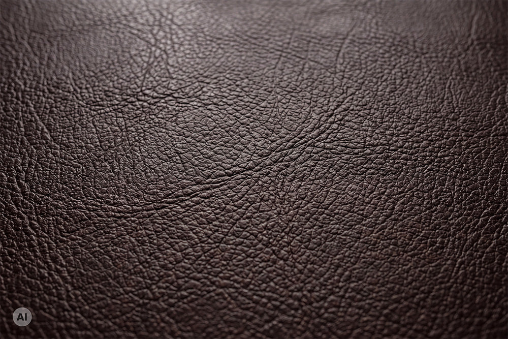 Chaise de bureau réglable en hauteur ORGANIC simili cuir noir marron noyer rotative