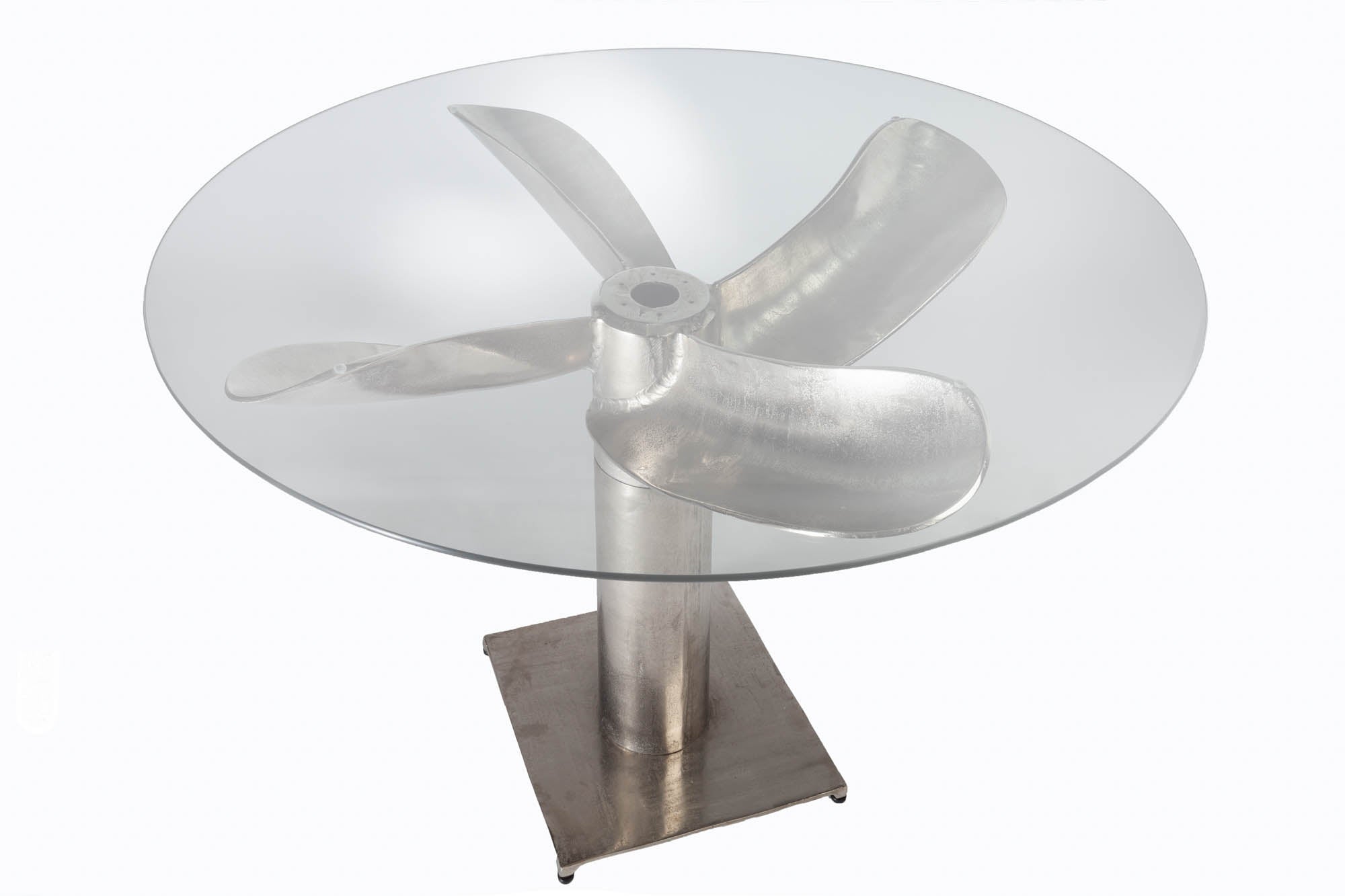 Glass plate Ø 105cm round for dining tables 8mm tempered glass