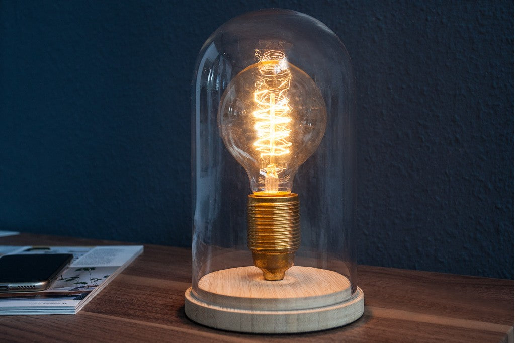 Lampe de table industrielle EDISON Lampe de table ampoule 22cm