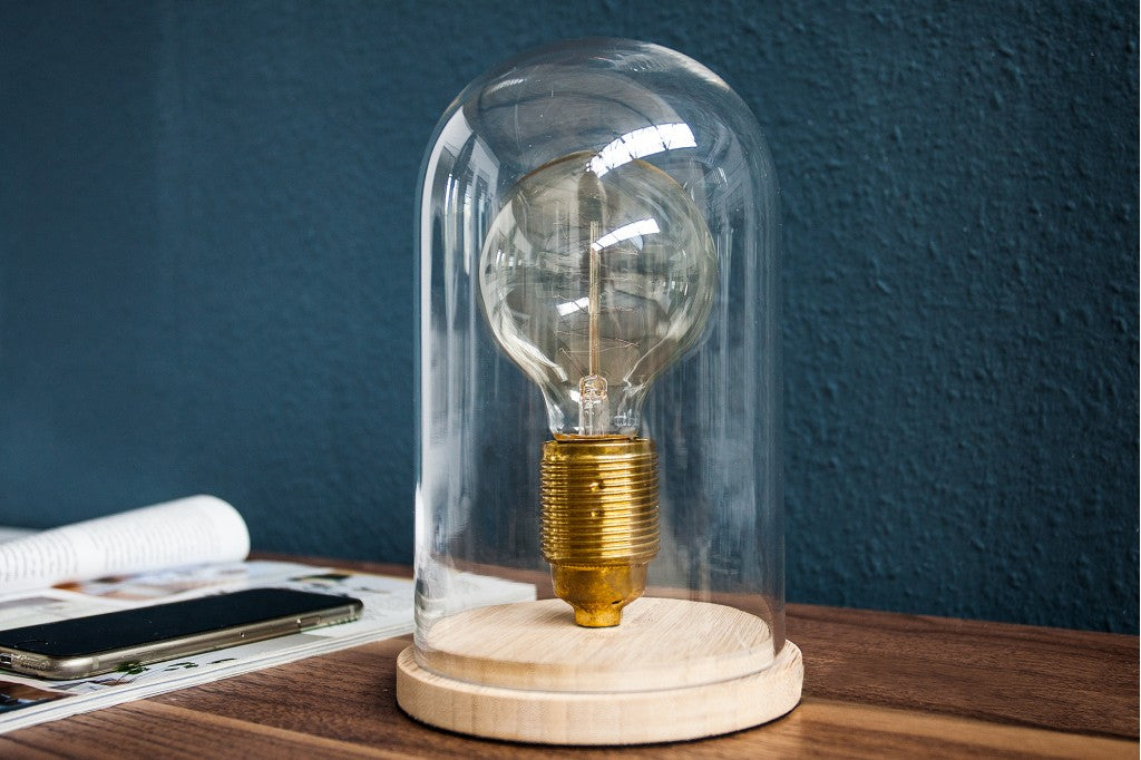 Lampe de table industrielle EDISON Lampe de table ampoule 22cm