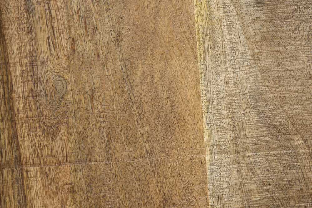 Lote de 2 mesas auxiliares SERVITEUR 50cm madera de mango natural marco de metal negro mesas de centro macizas