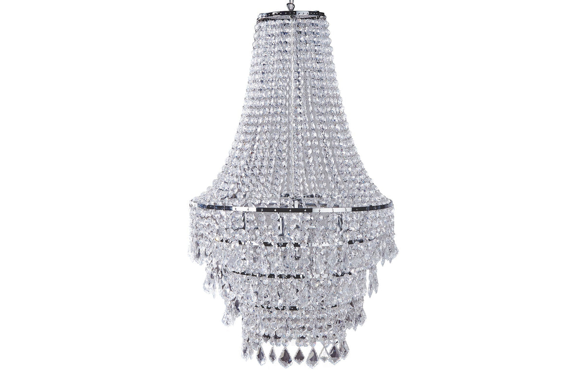 Lustre extravagant ROYAL XL 105cm lampe suspendue baroque