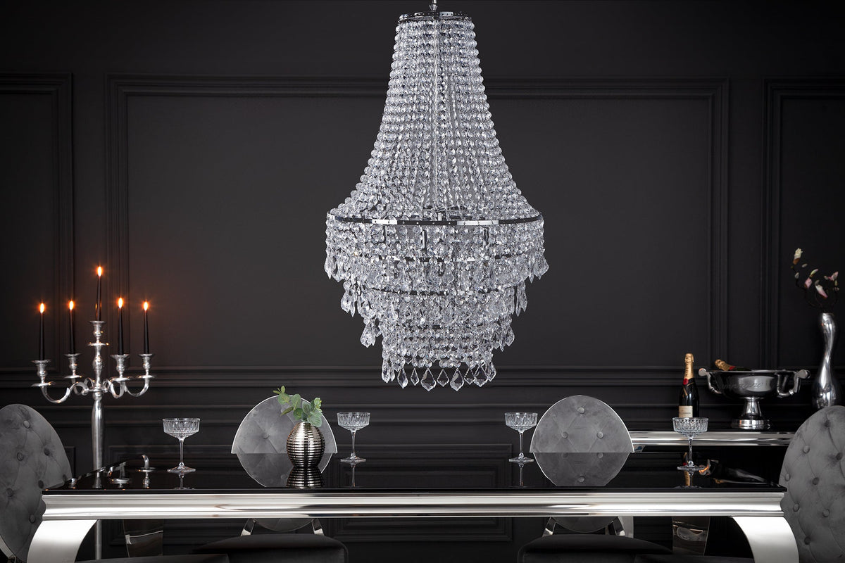 Lustre extravagant ROYAL XL 105cm lampe suspendue baroque