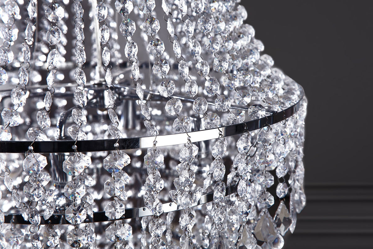 Lustre extravagant ROYAL XL 105cm lampe suspendue baroque
