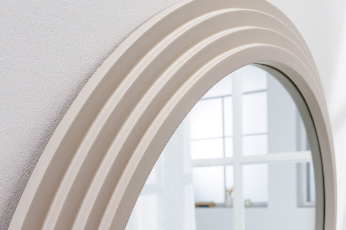 Miroir mural design WAVE 160cm grège