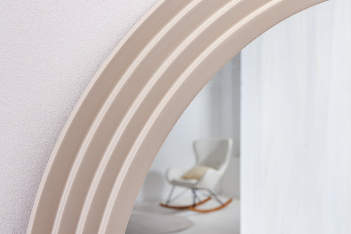 Miroir mural design WAVE 160cm grège