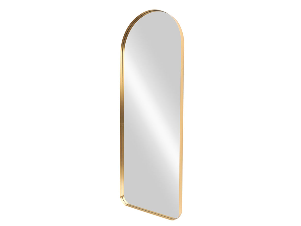 Miroir mural moderne ARCA 160cm or Aluminium
