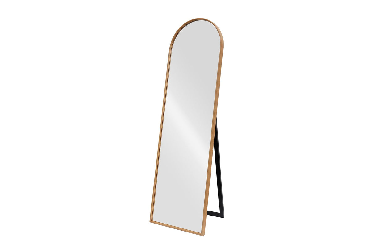 Miroir sur pied nordique PORTRAIT 165cm naturel en design bois de chêne