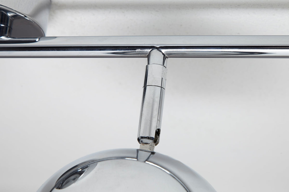Moderne plafonnière BUBBLE 105cm argent chrome suspension