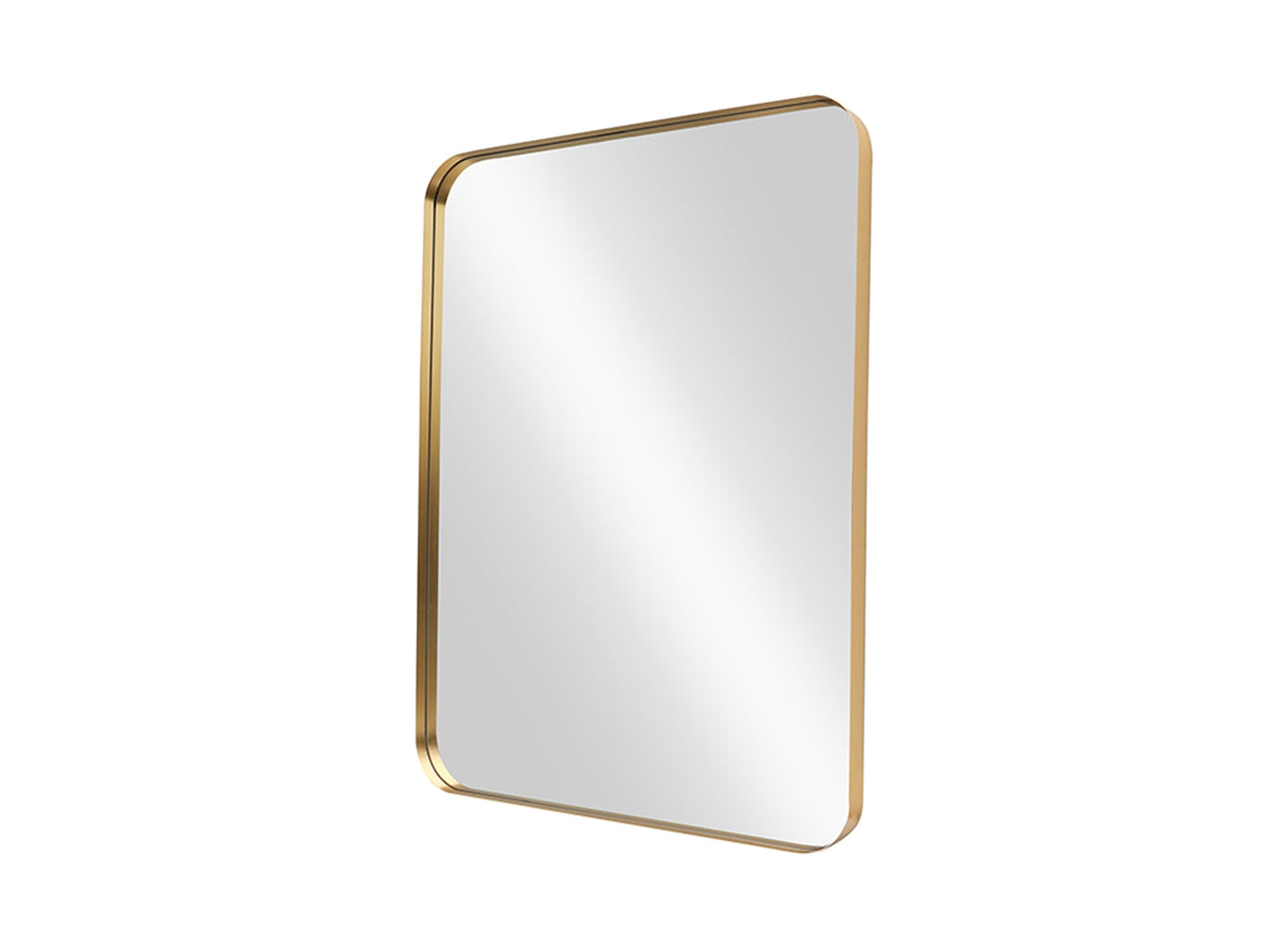 Moderner Wandspiegel AMSTERDAM 100cm gold Aluminium