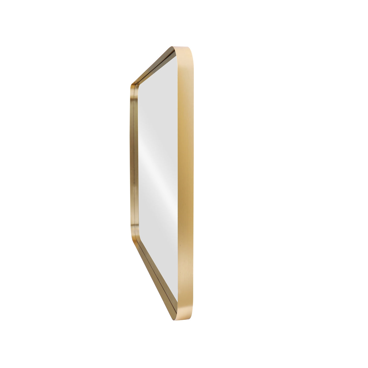 Moderner Wandspiegel AMSTERDAM 100cm gold Aluminium