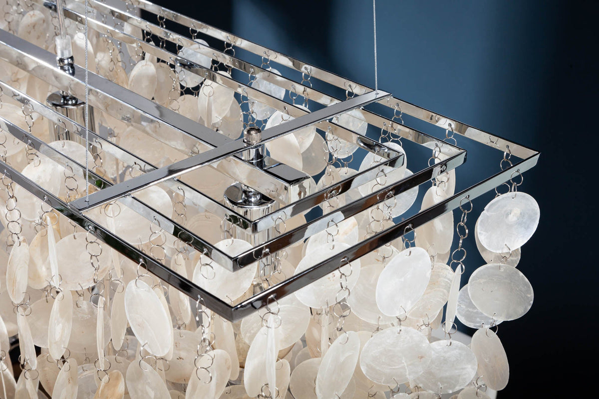 Pendant lamp SHELL REFLECTIONS 80cm nacre