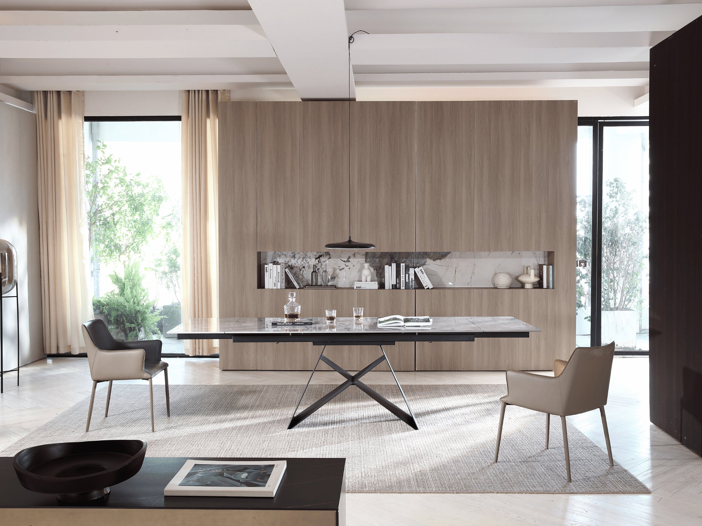 Mesa de comedor extensible Masdar