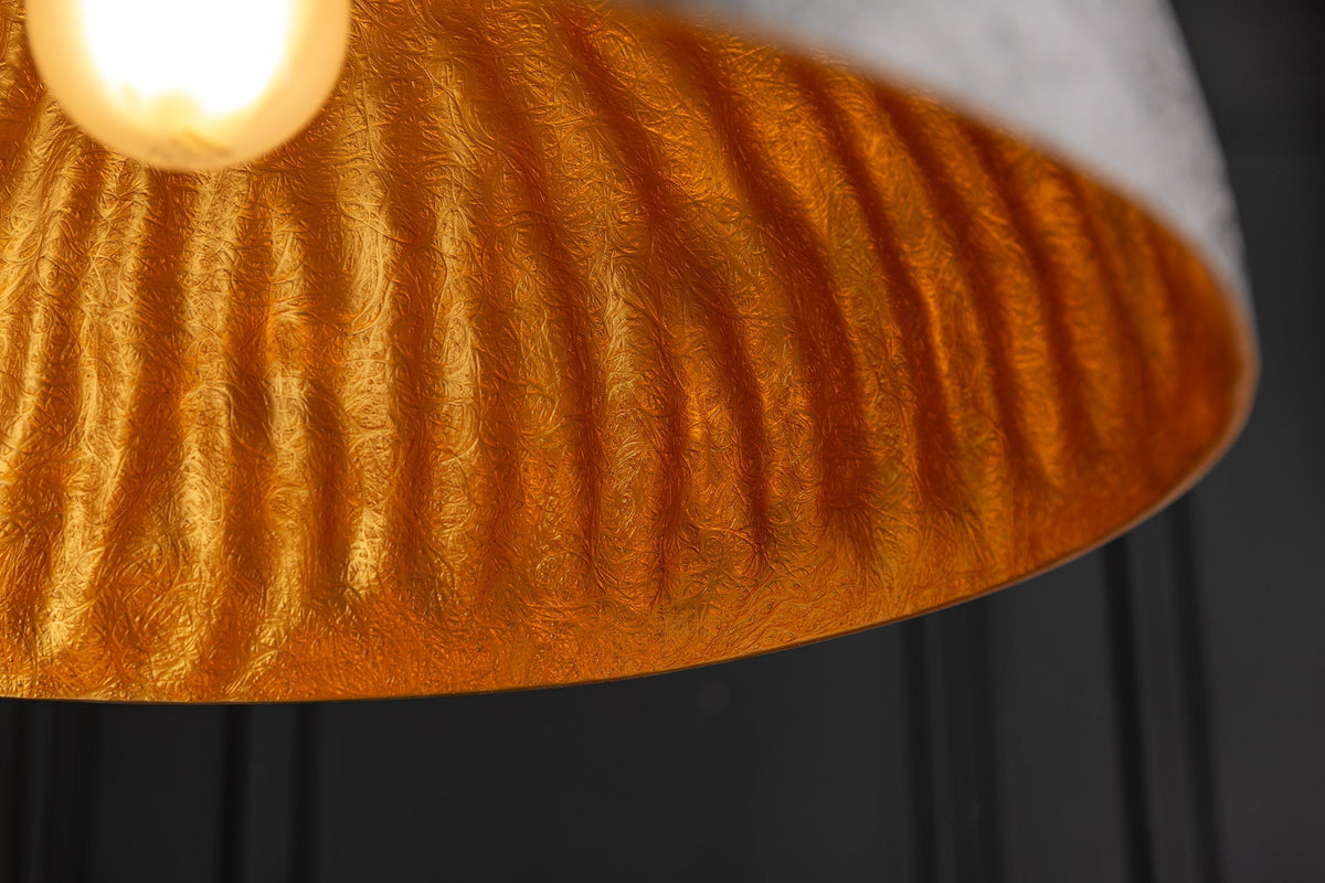 Suspension design élégant GLOW 50cm lampe suspendue or noir