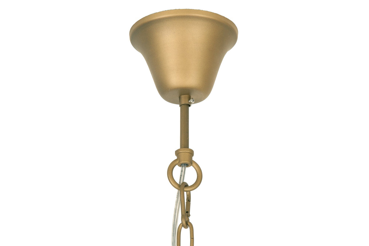 Suspension élégante SUNLIGHT 50 cm dorée mate