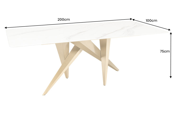 Dimensions de la table