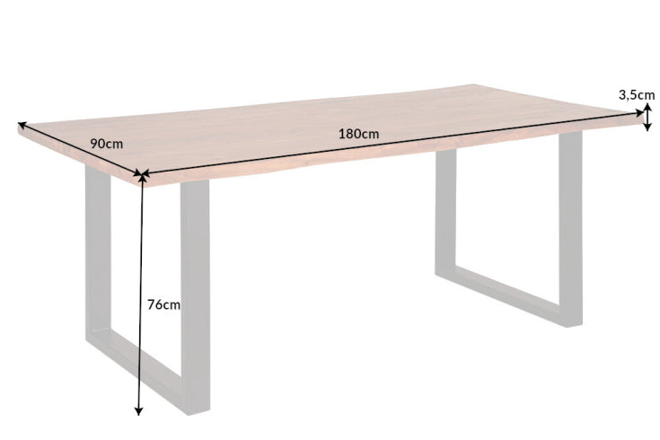 Dimensiones de la mesa