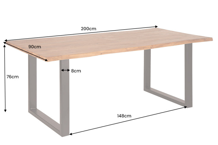 Dimensions de la table