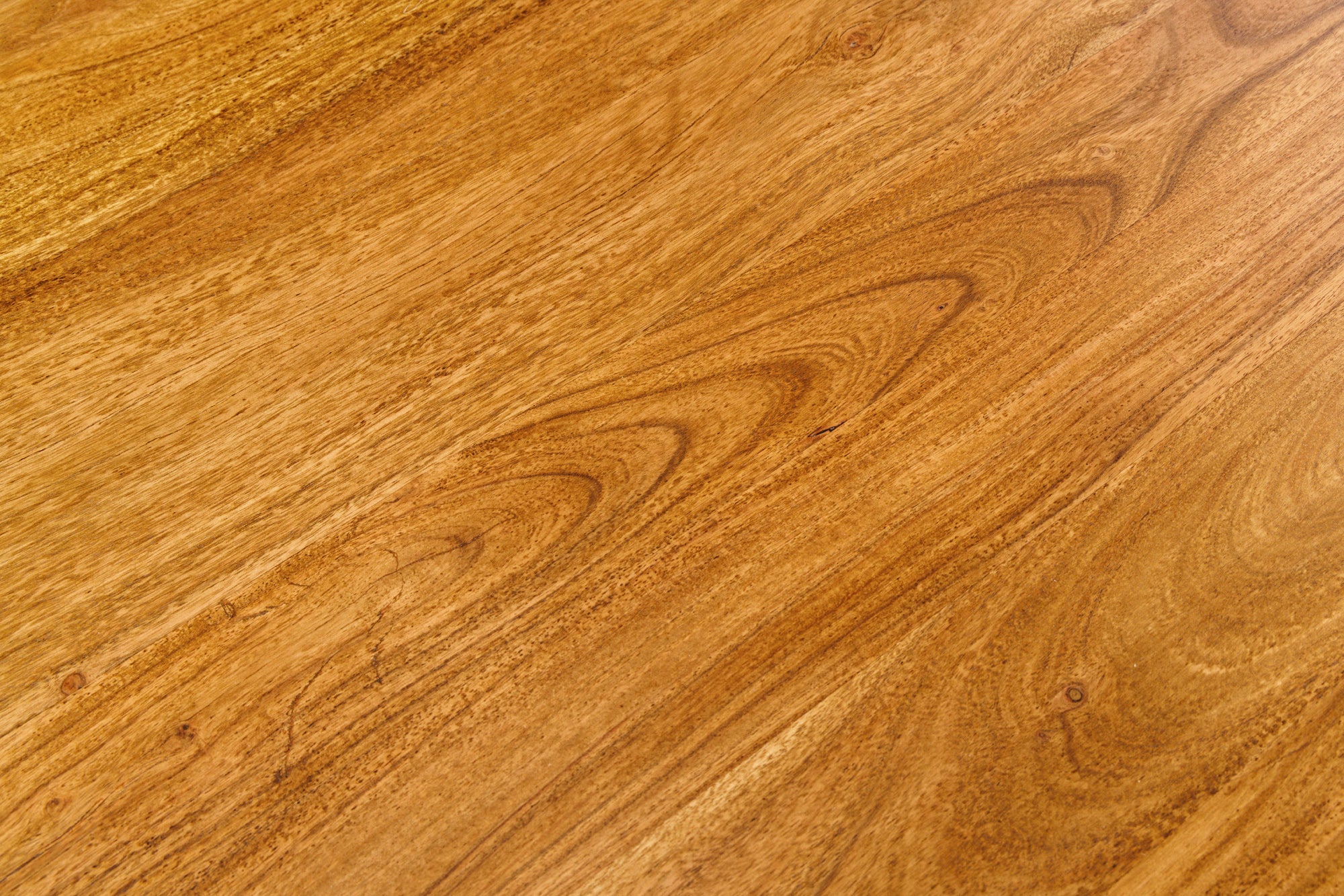 Mesa de comedor de madera maciza MAMMUT 200cm negro acacia tapa de metal borde 5cm