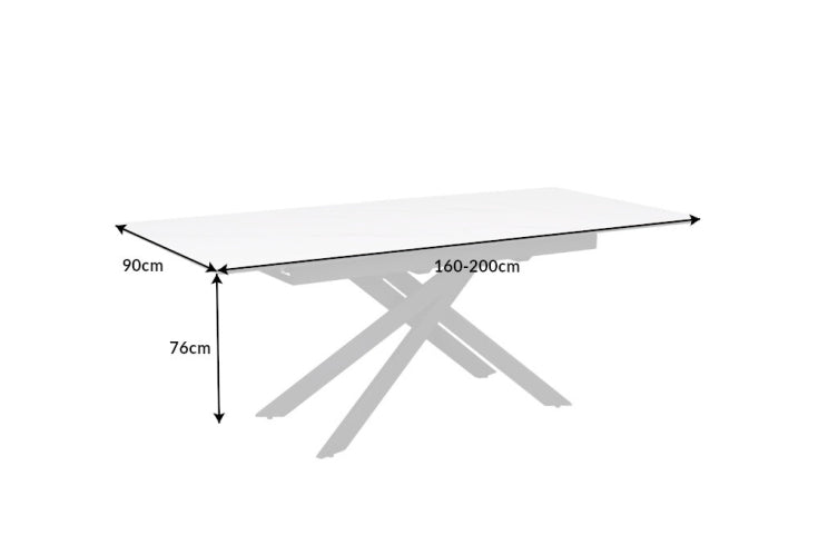 Dimensions de la table