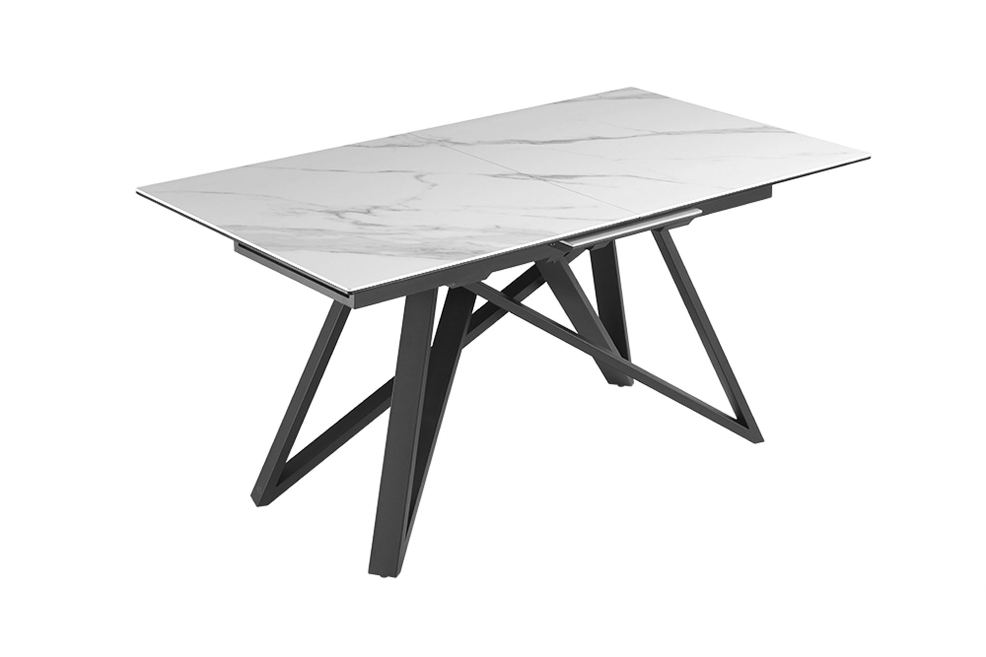 table-a-manger-extensible-atlas-160-200-cm-design-marbre-blanc-ceramique-metal-noir_46497 (inv)
