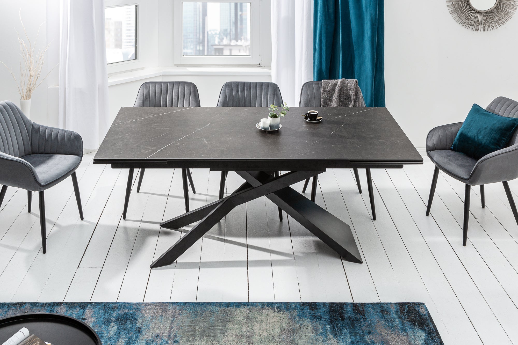 Table à manger extensible fabriquée en Italie - ZAPA