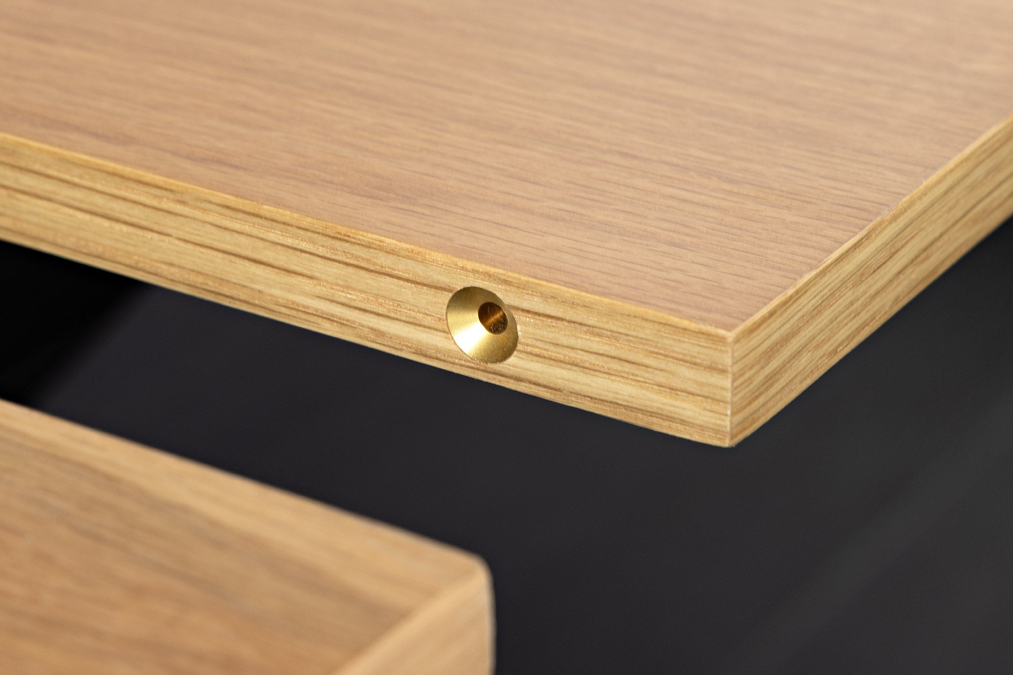 Table à manger extensible GIANT 200-320cm chêne naturel métal noir
