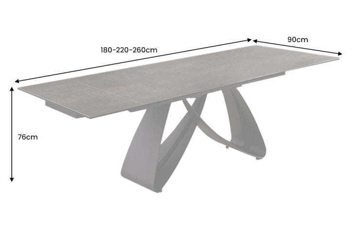 Dimensions de la table