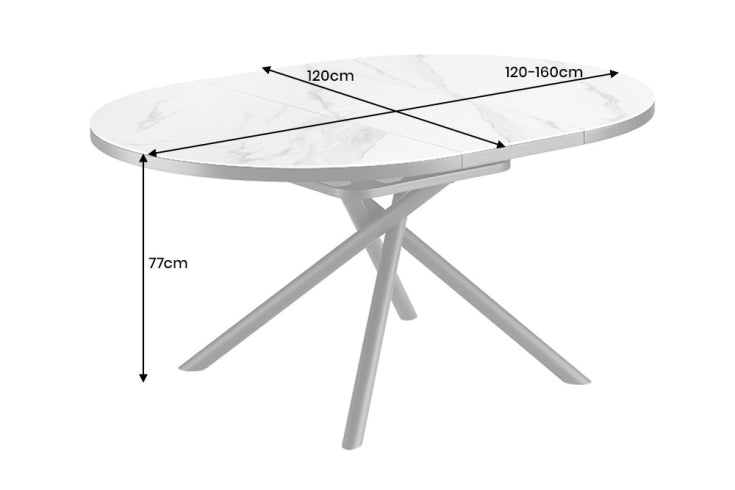 Dimensions de la table