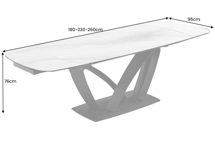 Dimensiones de la mesa