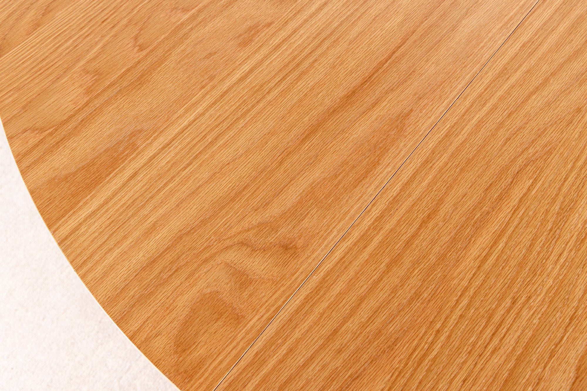 Mesa de comedor extensible VALHALLA WOOD 120-160-200cm roble natural base columna ovalada