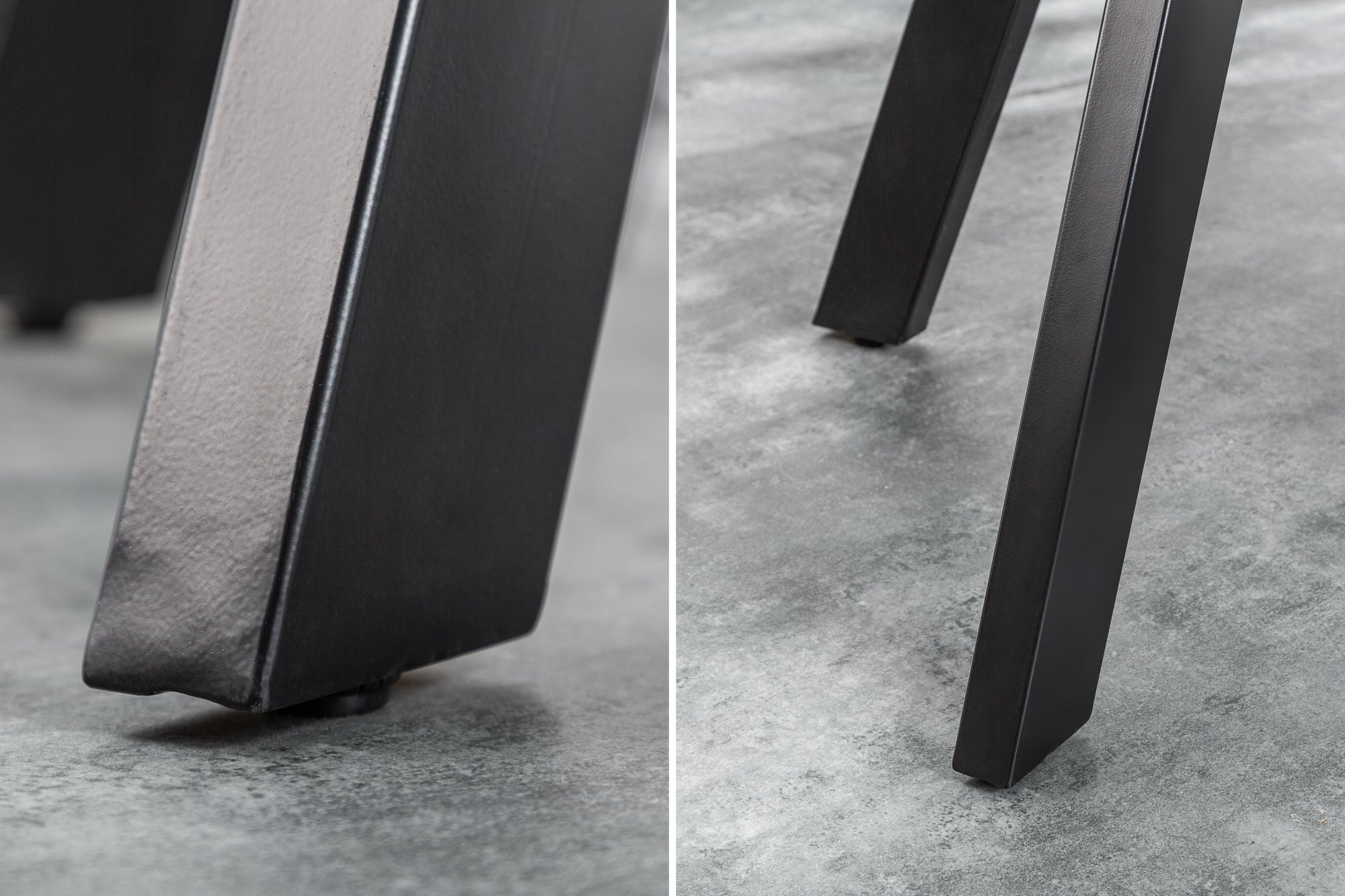 IRON CRAFT Mesa de comedor redonda de 120 cm de madera maciza de mango