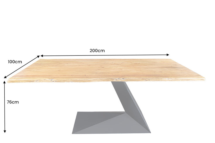 Dimensions de la table