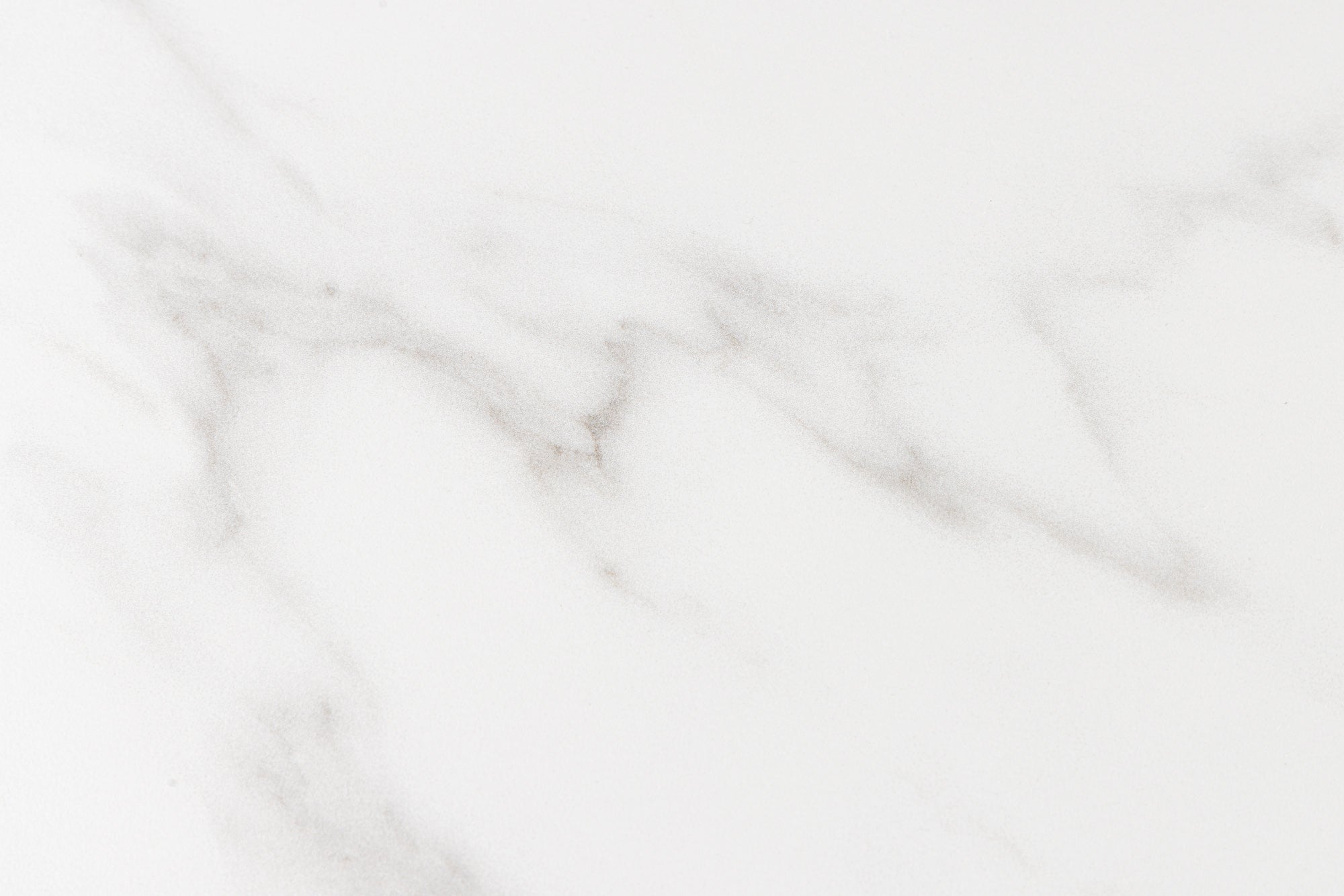 Mesa de comedor MILANO 180 cm cerámica mármol blanco estructura de metal negro