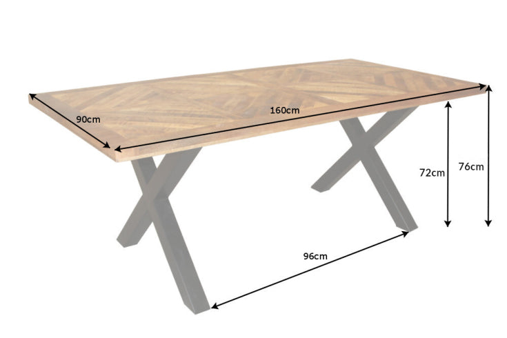 Dimensiones de la mesa
