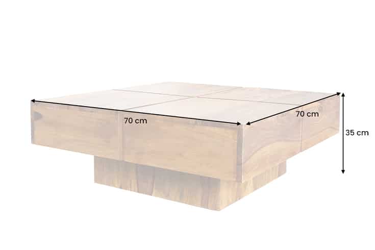 Dimensions de la table