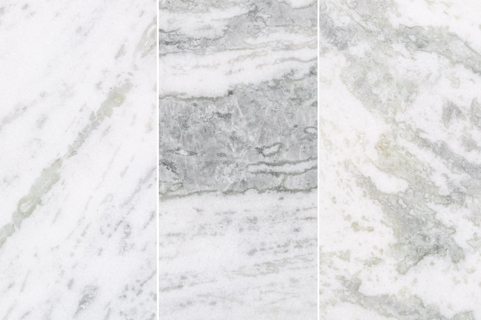 Table basse élégante DIAMOND 70cm en laiton blanc avec plateau en marbre