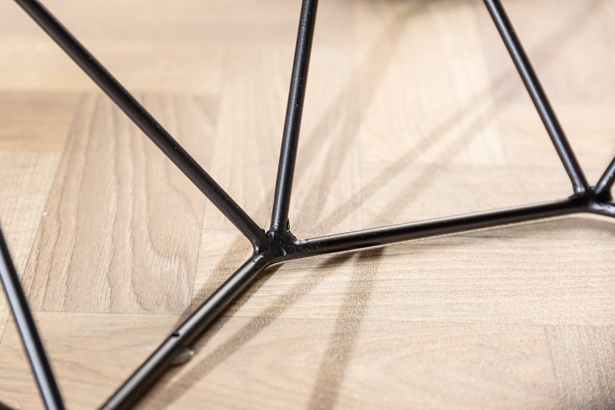 Table basse élégante DIAMOND 70cm gris noir avec plateau en marbre