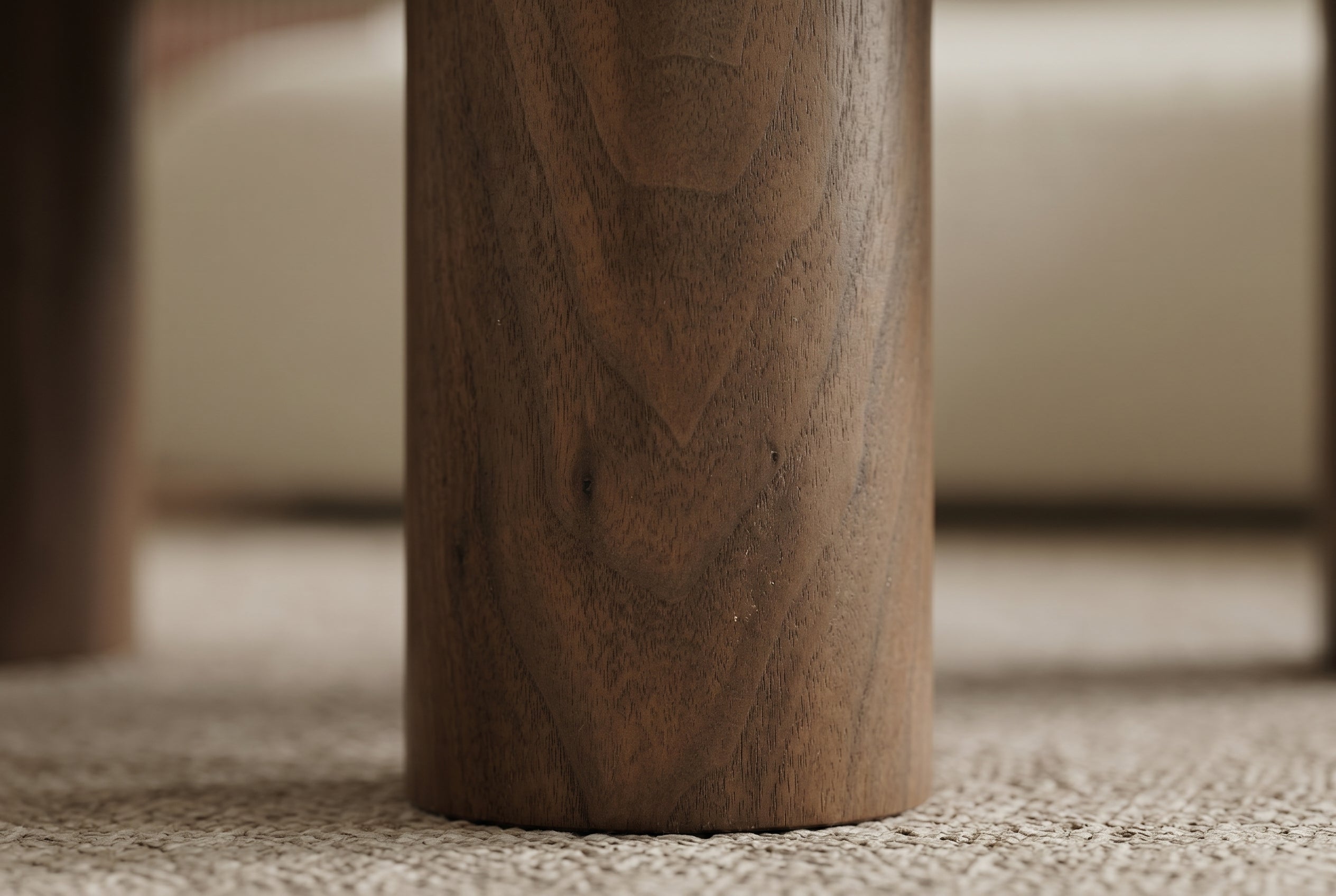 Table basse élégante ORGANIKO 110cm blanc marron noyer Pandora céramique