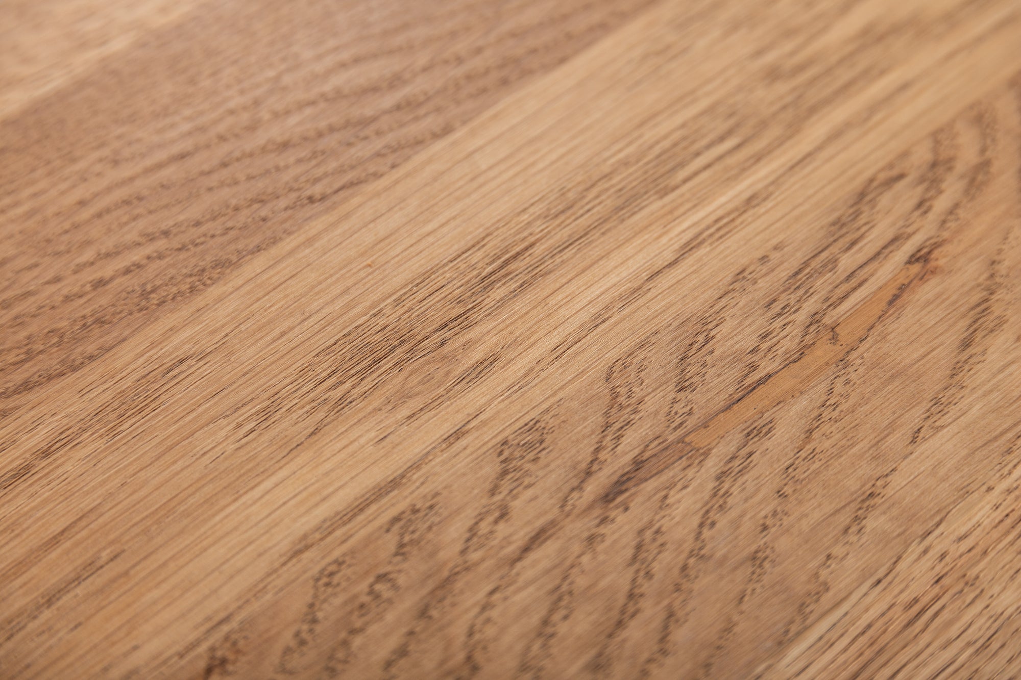 Table basse en bois massif ARCHITECTURE 100cm chêne huilé structure métal noir