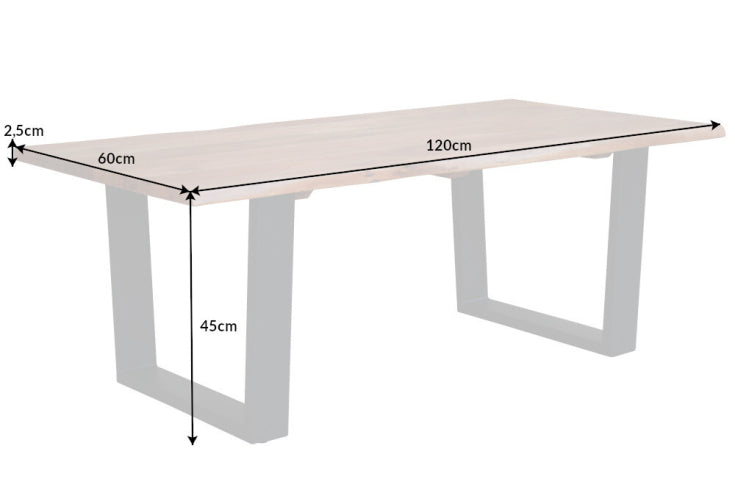 Dimensiones de la mesa