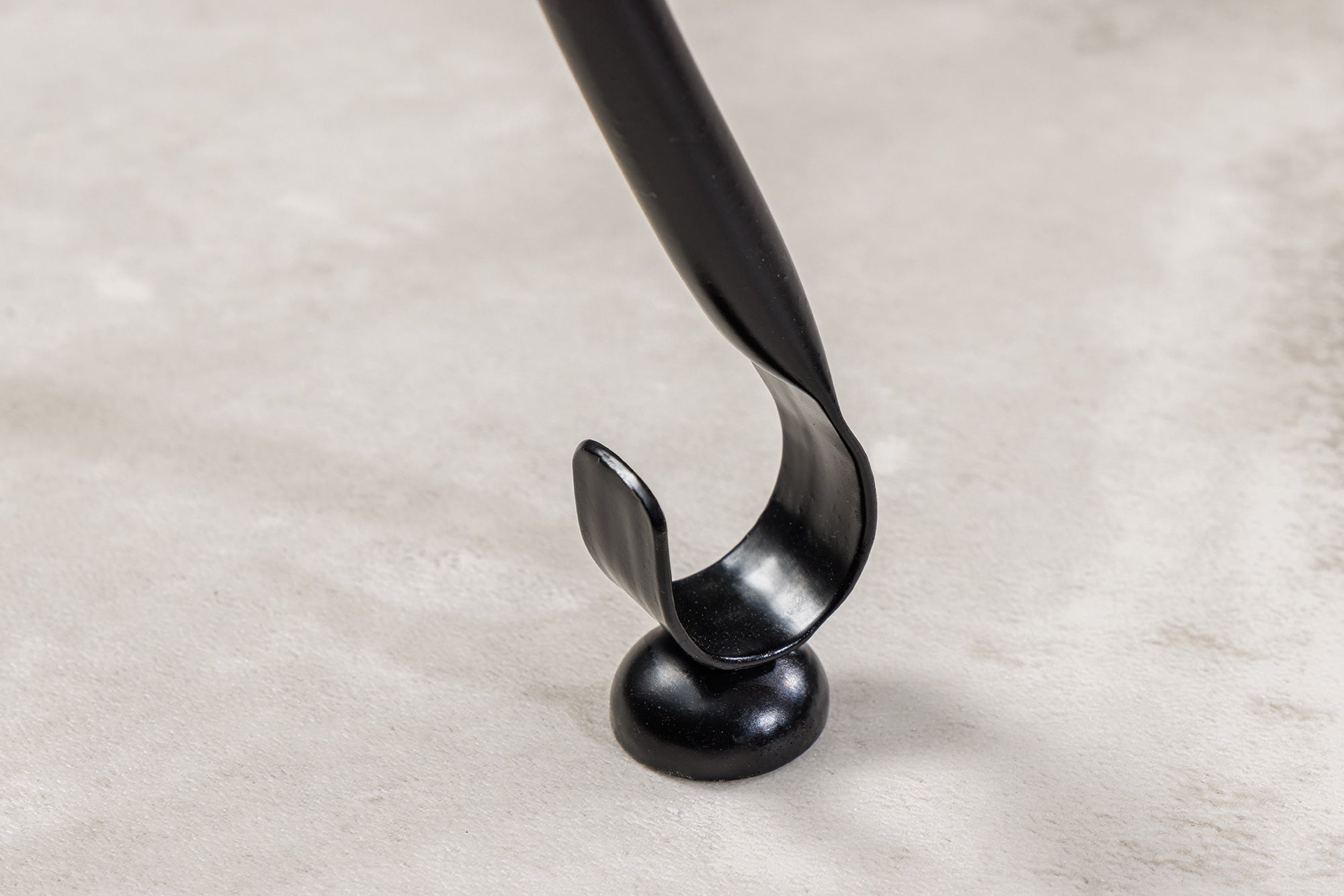 Table basse ronde MARRAKESH 60cm argentée plateau amovible pliable