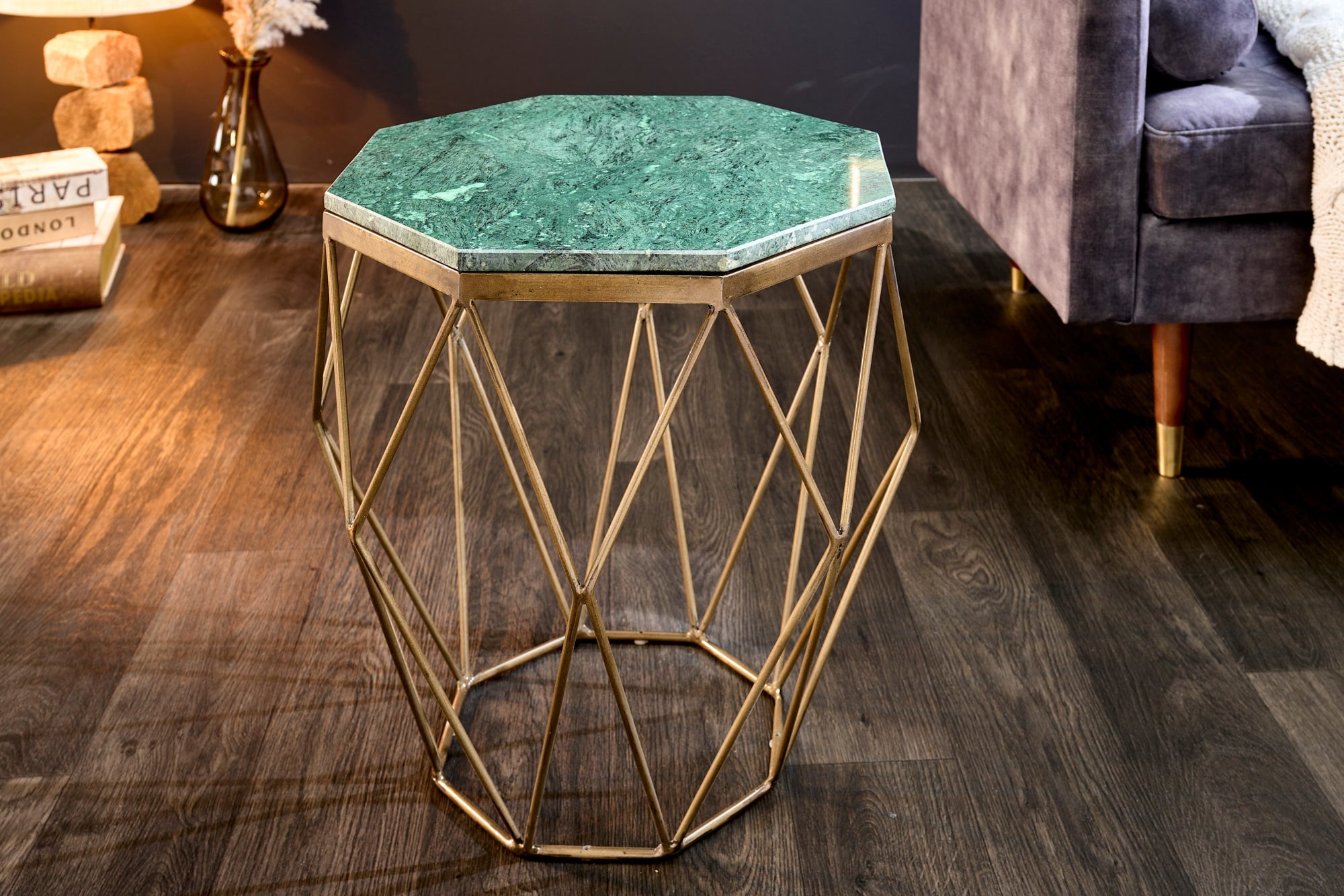 mesa-dappoint-abstracto-diamante-50cm-mármol-verde-latón-metal_41857 (inv)