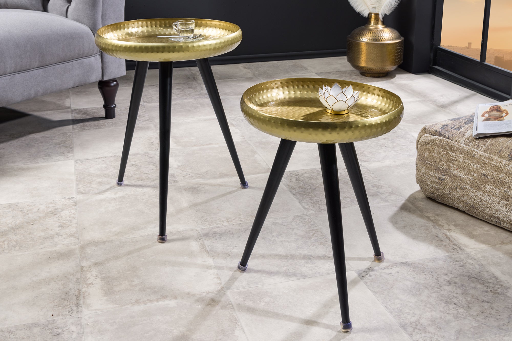table-dappoint-artisanale-orient-50cm-laiton-dore-ronde-metal-martele-design_44350 (inv)