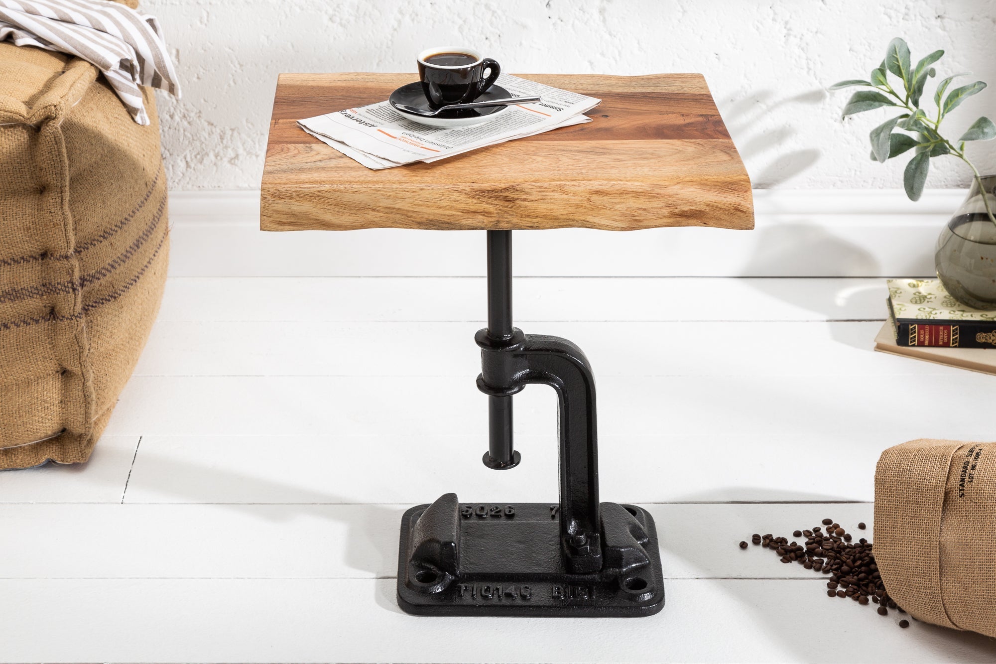 mesa-dappoint-factor-auténtico-50cm-en-madera-masiva-dacacia-borde-de-árbol-diseño-industrial_39291 (inv)