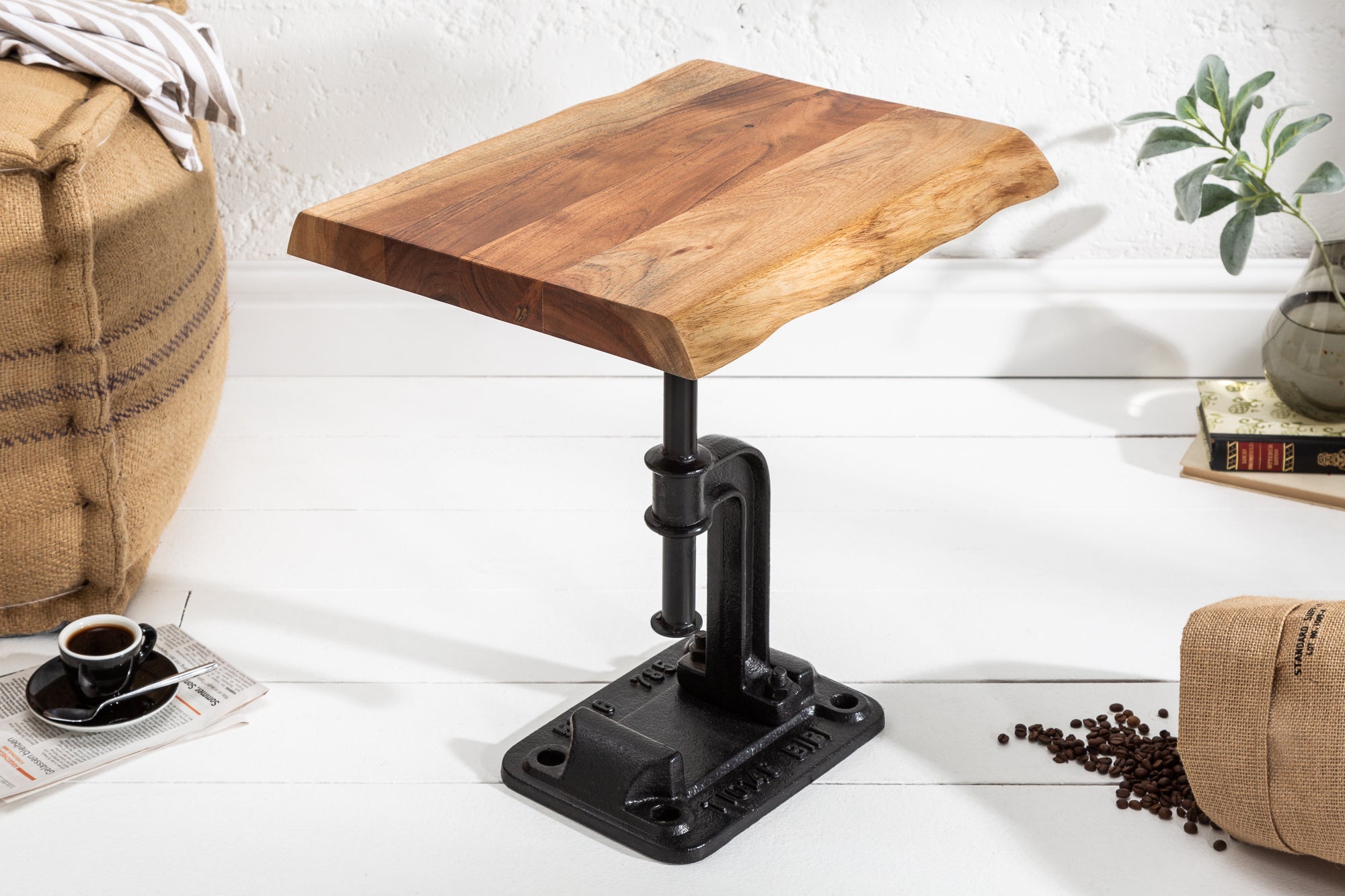 mesa-dappoint-factor-auténtico-50cm-en-madera-masiva-dacacia-borde-de-árbol-diseño-industrial_39291 (inv)
