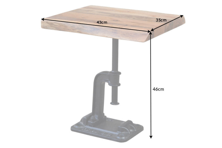 Dimensiones de la mesa