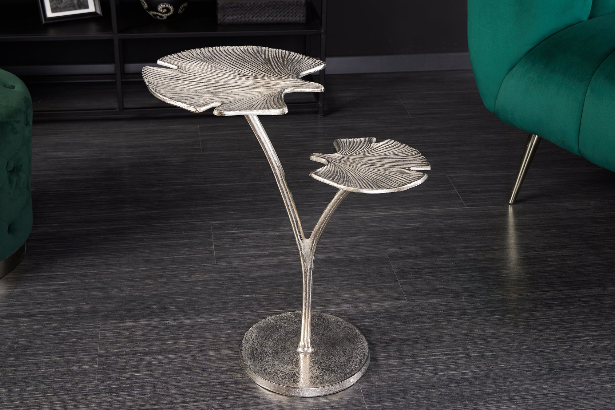mesa-dapunto-decorativo-hojas-de-ginkgo-50cm-en-metal-plateado-hecho-a-mano_41788 (inv)