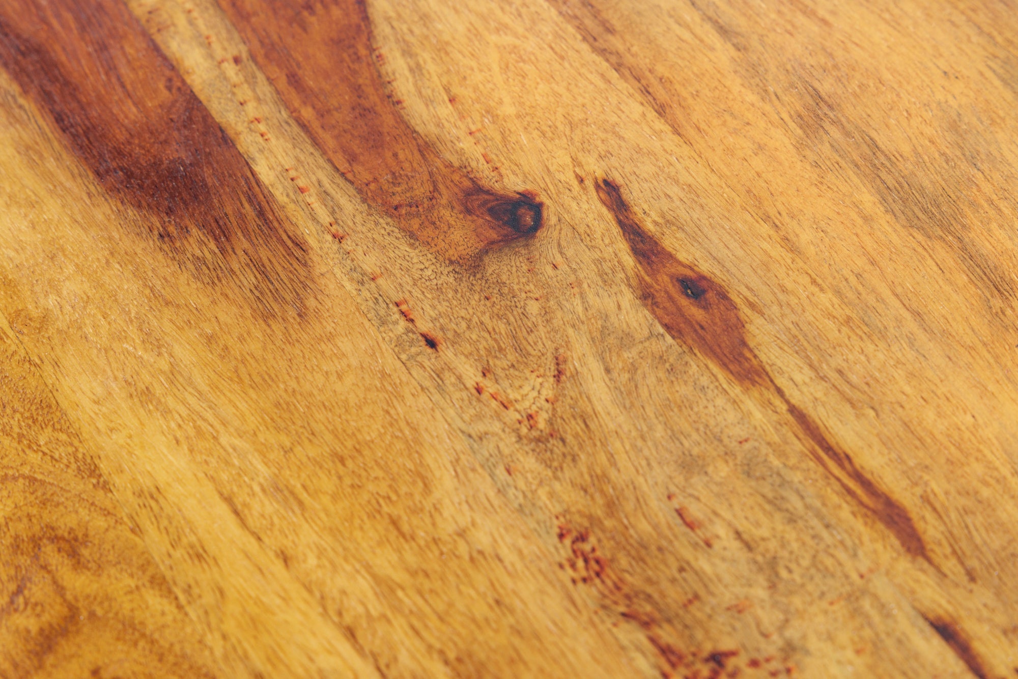 CUBUS mesa auxiliar de madera maciza 45 cm marrón Sheesham acabado piedra estantería mesita de noche