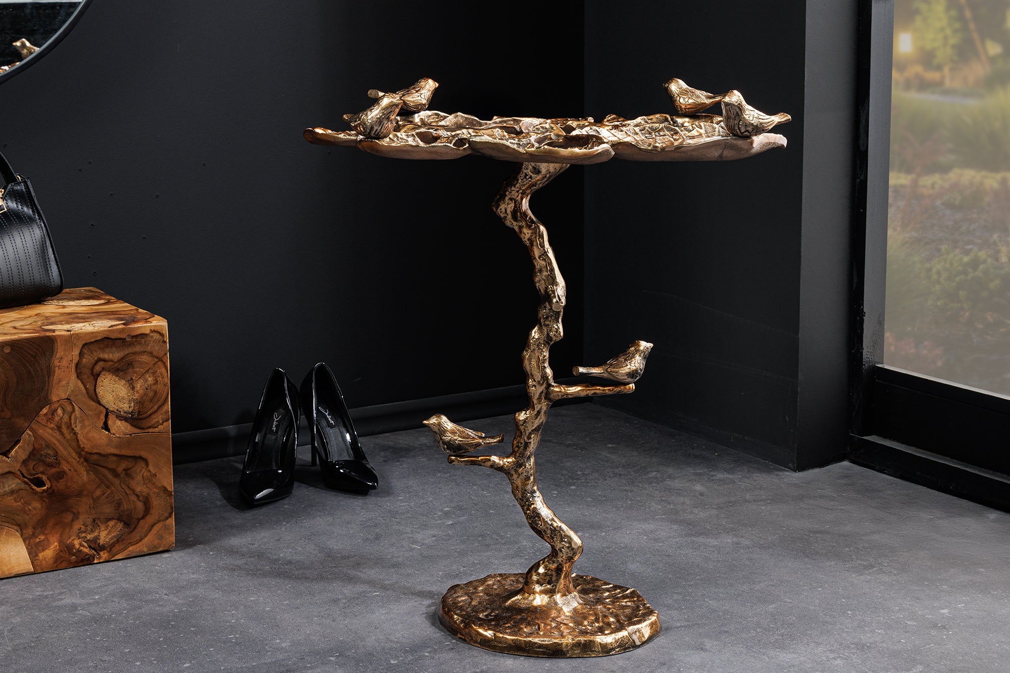 table-dappoint-interieur-et-exterieure-birds-65-cm-en-laiton-antique,-design-feuille,-sculpture-doiseau-resistante-aux-intemperies_44846 (inv)